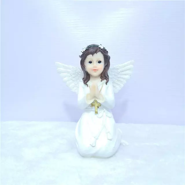 Figurine d'ange en prière, artisanat en résine, Statue d'ange de jésus pour