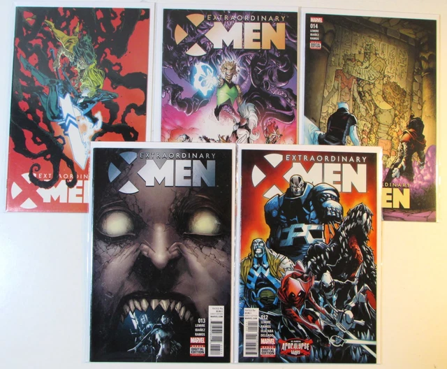 Extraordinary X-Men Lot of 5 #12,13,14,15,16 Marvel (2016) Comic Books