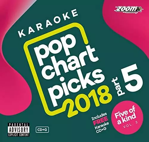 Zoom Karaoke CD+G - Pop Chart Picks 2018 (Part 5) + FR... - Zoom Karaoke CD 8MVG