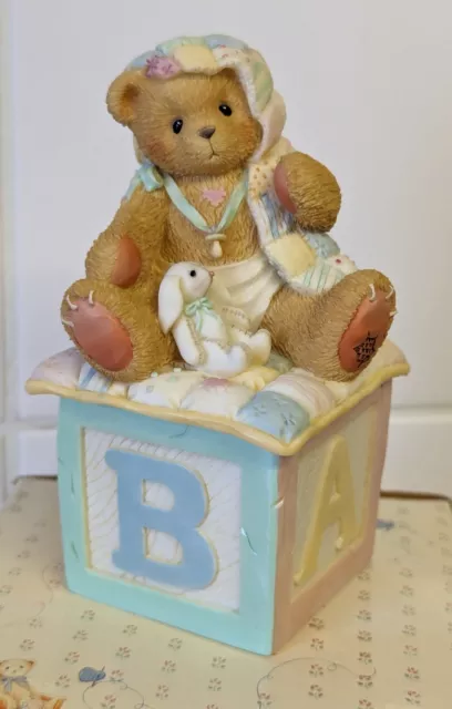 Cherished Teddies..  Baby Covered Box ......