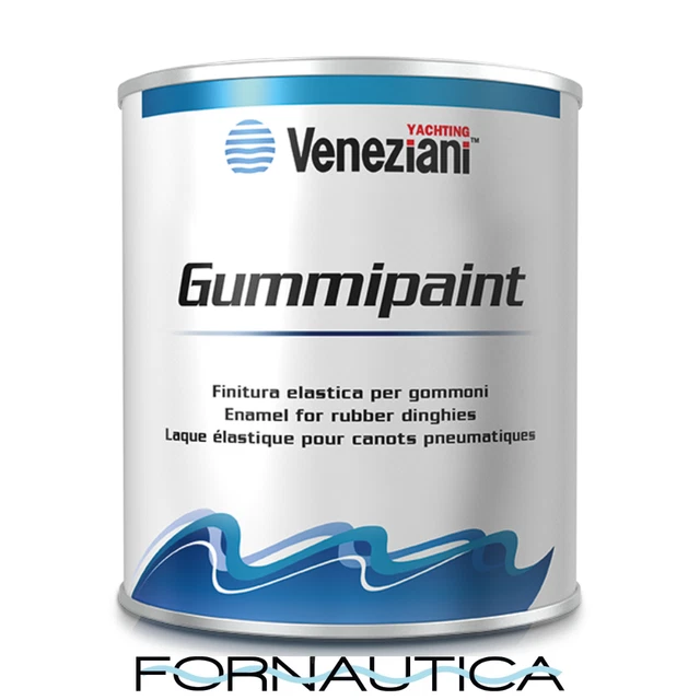 Vernice Elastica Per Gommoni Veneziani Gummipaint 0,5 Lt. - Smalto Per Gommone