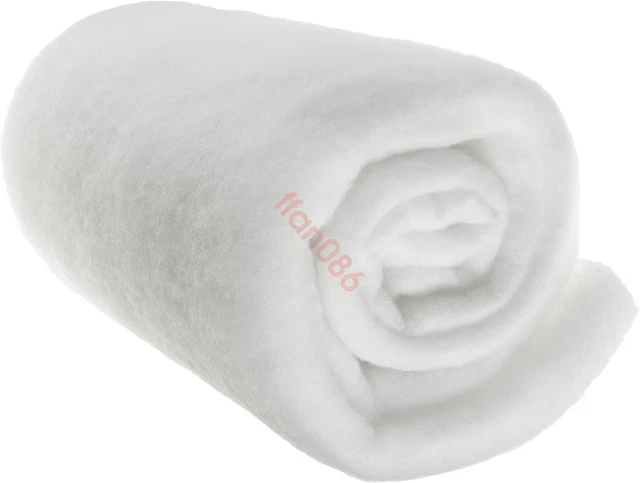 POLYESTER WADDING ROLL Quilting Upholstery Padding 27"/54" Wide £11.00 ...