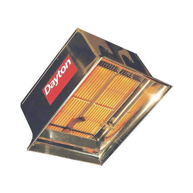 DAYTON 3E461 Gas Infrd Flat Panel Heater,LP,60000BtuH