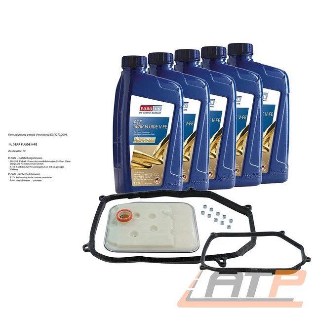 Cambio Automatico+5L Eurolub Gear Fluido V-Fe Olio Automatico 32621856