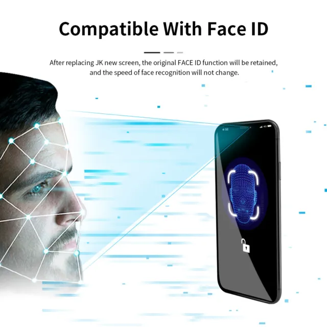 FOR iPhone X XR XS XS Max 11 Pro Max 12 Pro OLED INCELL Digitiser Touch Screen 2