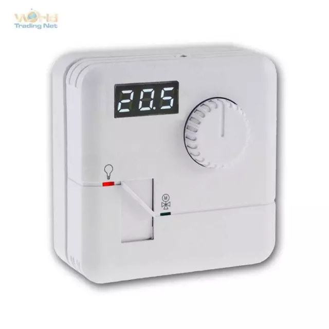 Thermostat D'Ambiance Régulateur de Température,7A 230V,Surface