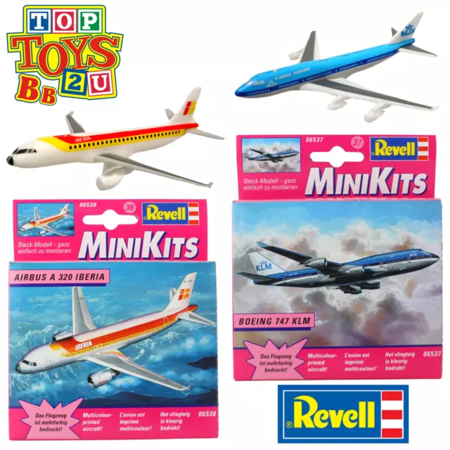 Revell MiniKits - Boeing747 KLM & Airbus A320 Iberia - Twin Pack