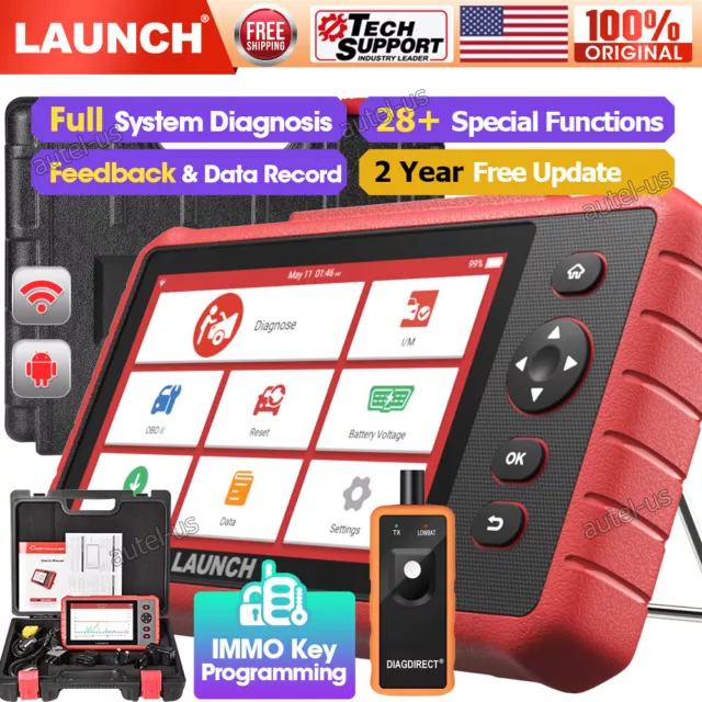 LAUNCH X431 CRP909X Pro Full System Diagnostic Tool OBD2 Scanner Key Coding TPMS