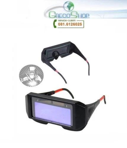 Occhiali/maschera protettiva per saldatura a oscuramento automatico/autoscuranti