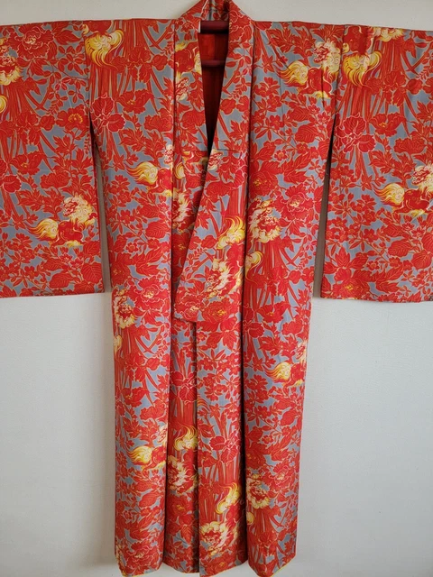 Japanese Silk Kimono   juban ,gown, Dressing,Lingerie, Nightwear,ま