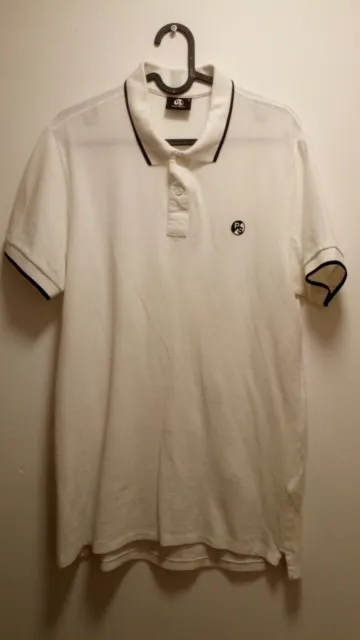 PS - PAUL SMITH Short Sleeve Polo Shirt - Medium in white