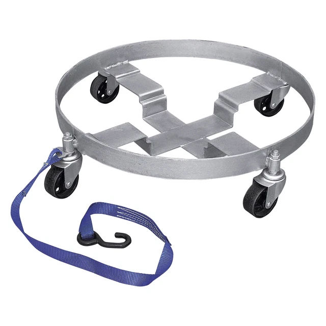 Vestil Quad Dolly - 900-Lb. Capacity, Model# DRUM-QUAD-H