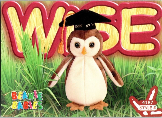 1999 Wise 254 Series 4 2nd Edition TY Beanie Baby Trading Card