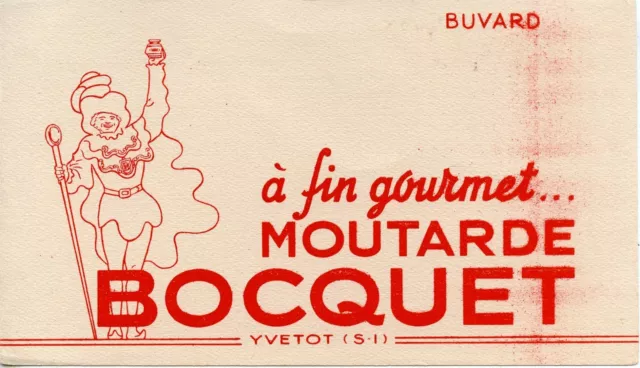 Buvard / Publicitaire / Moutarde Bocquet / Yvetot