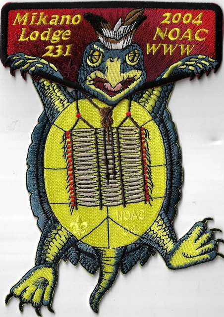 OA Mikano Lodge 231 2004 NOAC Flap Set BLK Bdr. Milwaukee County, WI [MX-7694]