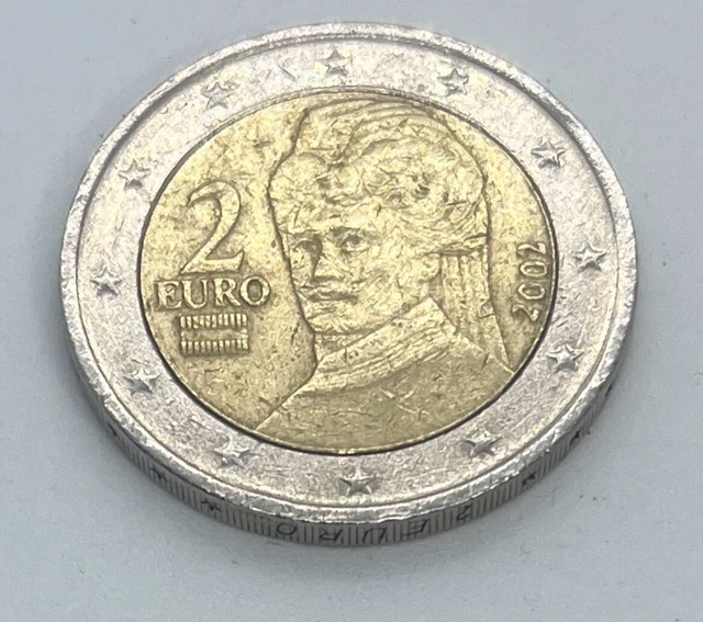 2 EURO MÜNZE 2002 ***Fehlprägung**Österreich** Bertha von Suttner