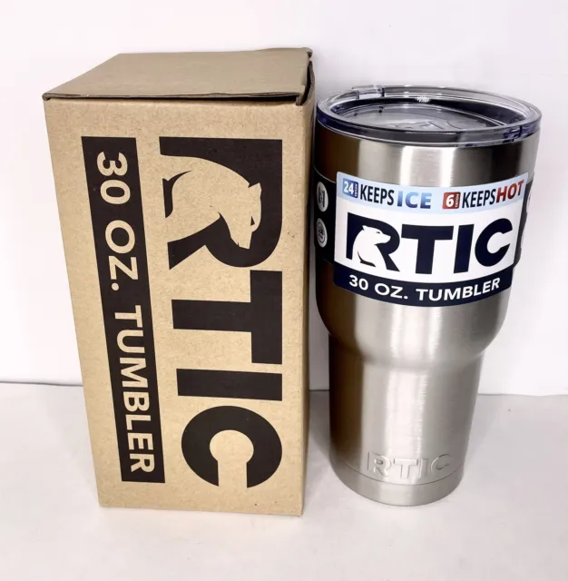 RTIC 30OZ TUMBLER All Stainless Steel