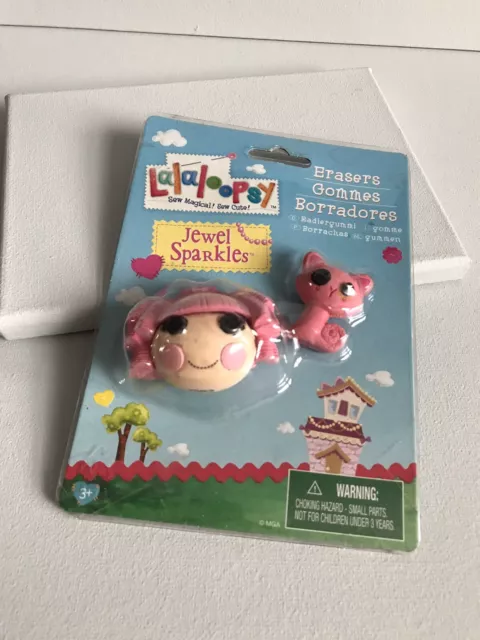👧 Collectable Rare Lalaloopsy ‘Jewel Sparkles’ Erasers / Rubbers