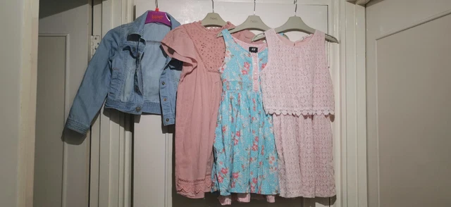 Pacchetto estivo floreale rosa per ragazze Next/H&M/Mothercare età 6/8