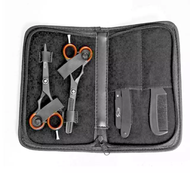 Professional Barber Hair Cutting Thinning Scissors Shears Set Hairdressing Salon