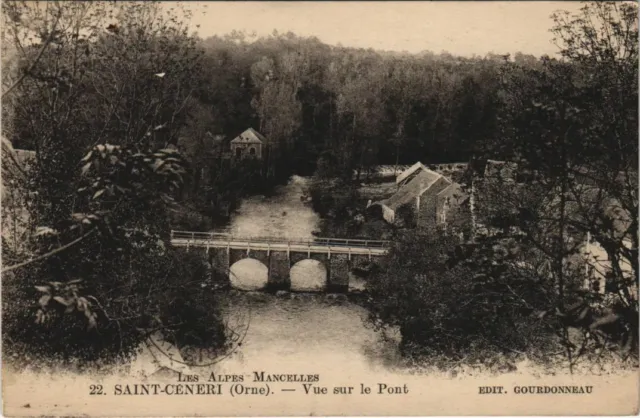 CPA Saint-Ceneri Vue sur le Pont FRANCE (1054393)