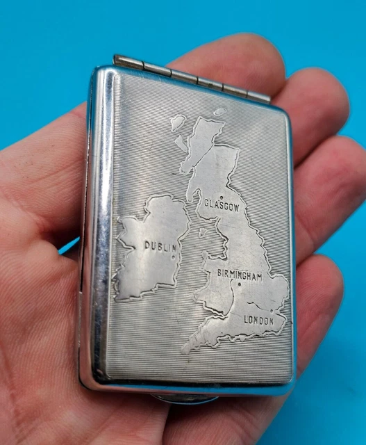 RARE VINTAGE COLLECTABLE Matchbox With Map of ENGLAND & Matches Art ...
