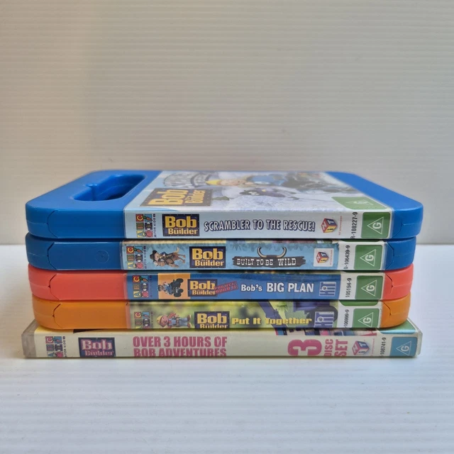 BOB THE BUILDER DVD Bundle x7 Kids TV Series Region 4 PAL Great Cond ...