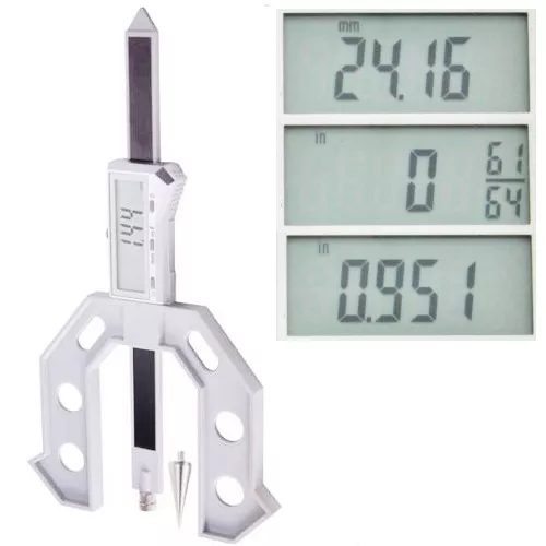 iGaging Digital Multi-Gauge 0-6" Height Depth Thickness Caliper 3 in 1 Measuring 3