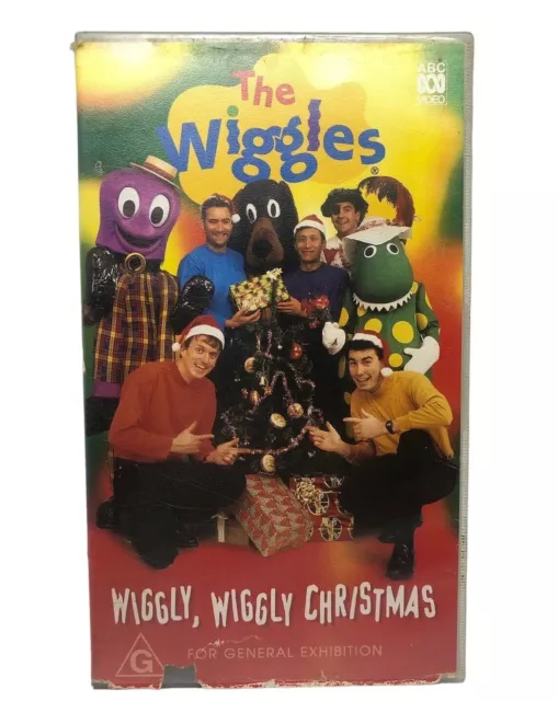 VINTAGE The Wiggles Wiggly Wiggly Christmas VHS 1997 ABC Video Dorothy Henry