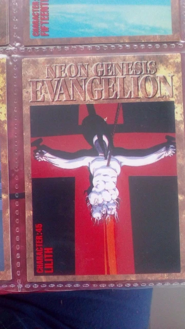 carta neo genesi EVANGELION CARDDASS MASTERS SERIE 1