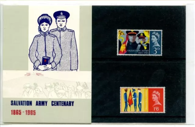 1965 SALVATION ARMY GREAT BRITAIN "POST OFFICE MISSED" PRESENTATION PACK vgc