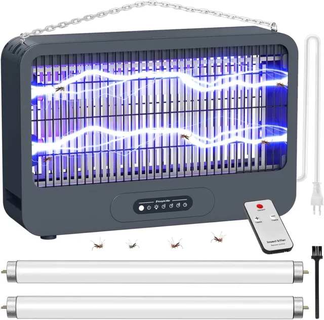 Elektrischer Insektenvernichter, Fliegenfalle UV 20W 3500v, Elektrische Moskito