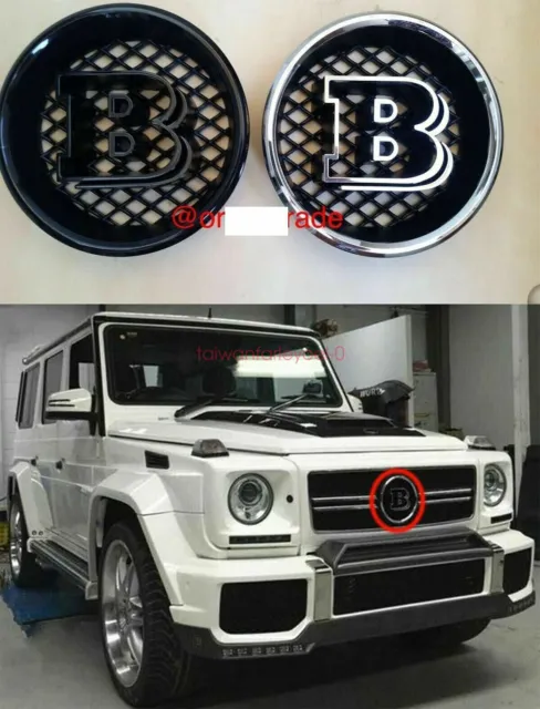 Brabus Grille B Badge Emblems Fr 85-14 Mercedes Benz W463 G63 G65 G500 G550