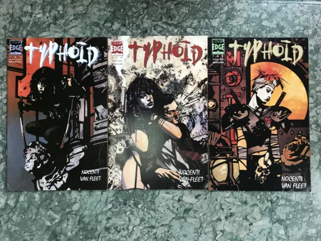 Typhoid #'s 1-3 of 4 High Grade Marvel Comic Book Set B14-40