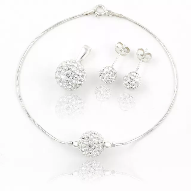 Schmuckset mit Swarovski Element's Sterling Silber 925 Geschenk