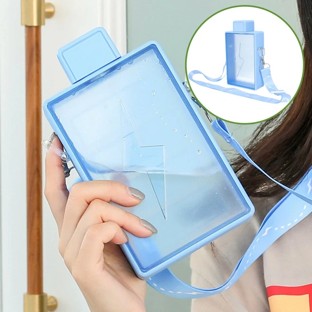 Gourde Capybara 420 Ml Avec Paille - Sans BPA - Portable Avec Porte-clés - Pour Enfants Et Filles