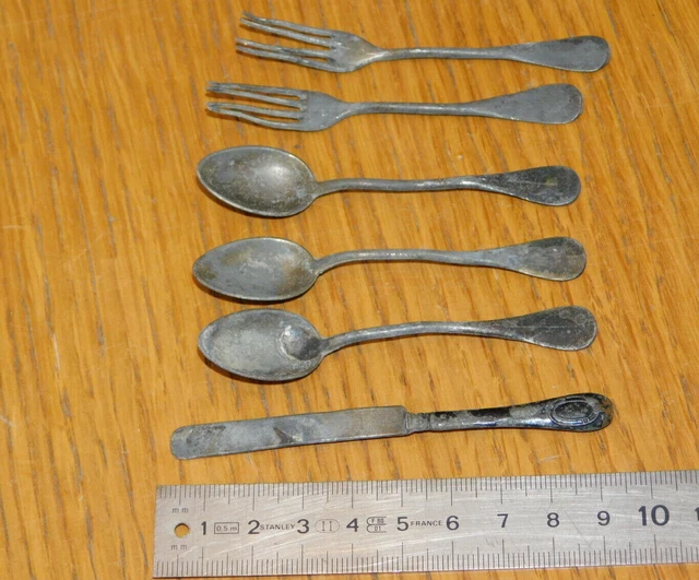 Ensemble de couverts pour enfant (cuillère, fourchette,couteau) - Équipement bébé