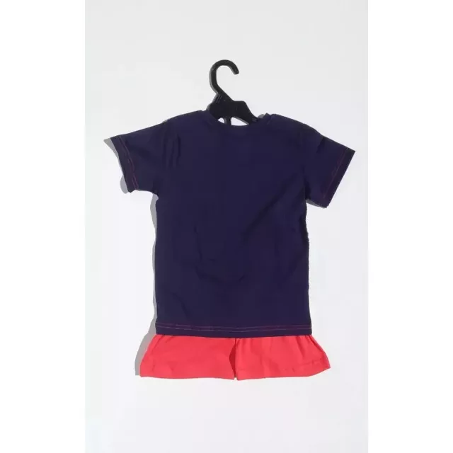 Ensemble Short Tee Shirt 100% Coton Enfant SPIDERMAN MARVEL Bleu Marine 3