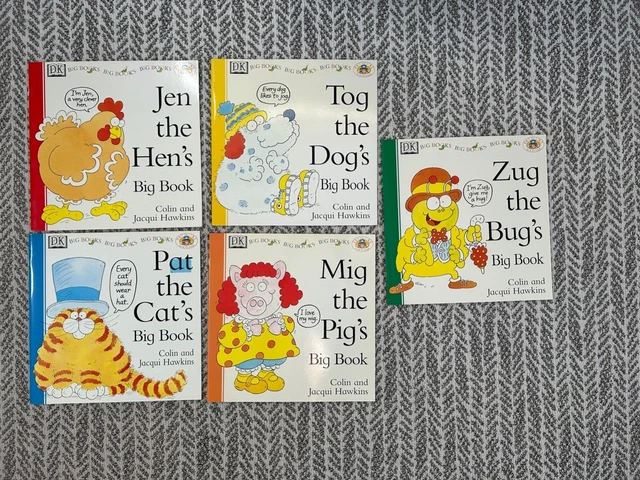 Lot 5 DK Teacher Big Books Vowel Sounds Rhyme Kindergarten Lot 5 DK Teacher Big Books Vowel Sounds Rhyme Kindergarten