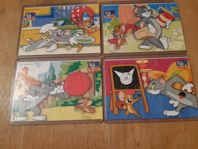 Ü-Ei - Puzzle - Tom und Jerry alle 4 Ecken mit BPZ 2008 sehr guter Zustand