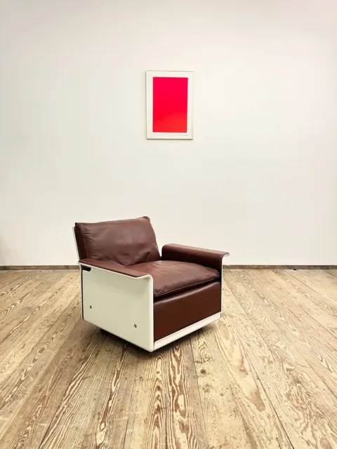 Mid Century Modern Lounge Sessel Dieter Rams for Vitsoe, Armchair, German Design
