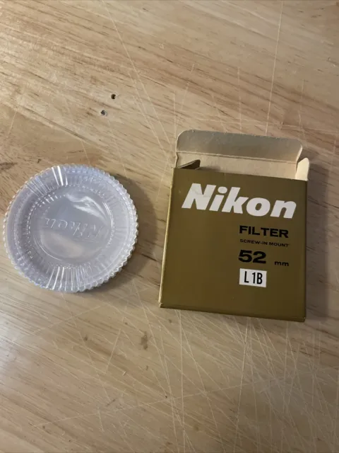 Nikon 52mm L1B Sky Filter Estuche Original, Caja, Sin Filtro)