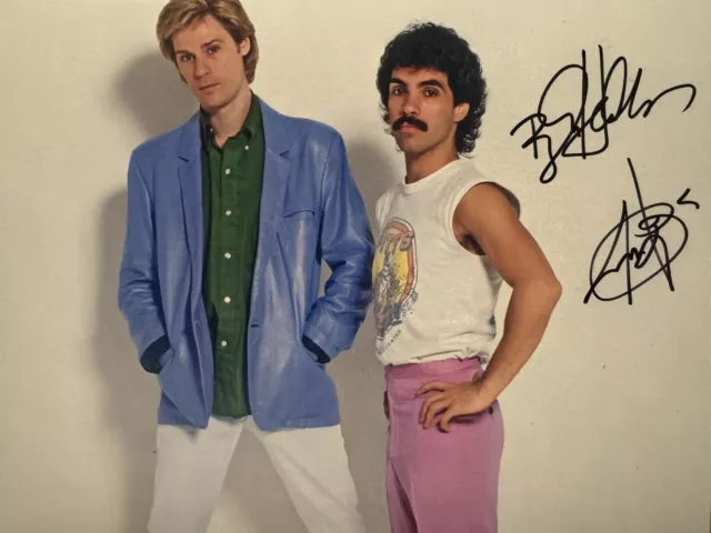 HALL & OATES autographed photo 8 x 10 w/COA Daryl Hall And John Oates Signed