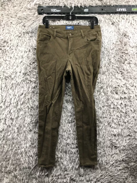 Old Navy Rockstar Skinny Pants Size 12 Womens Mid Rise Beige