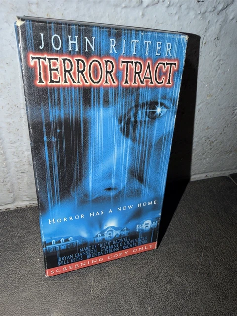 TERROR TRACT VHS Horror Oop John Ritter Bryan Cranston In Shrink! Rare ...