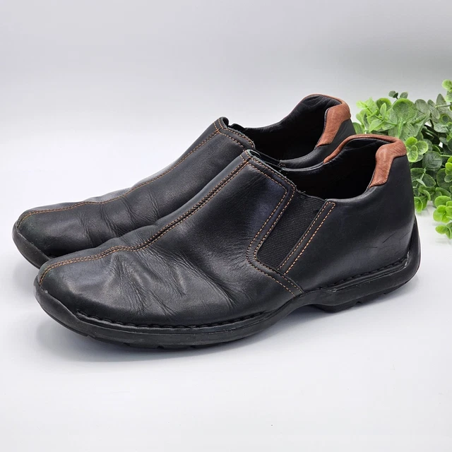 Cole Haan C07485 Men\'s Black Leather Split Toe Driving Loafers – Size 8.5M Cole Haan Zeno C07485 Size 10m Black Leather Split Toe  main image 3