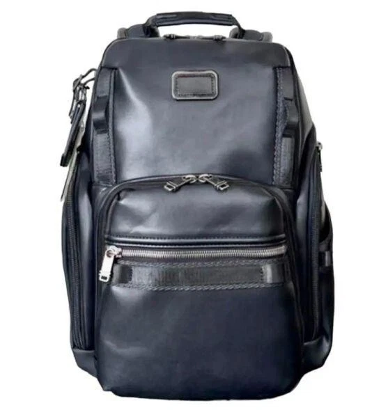 TUMI Alpha Bravo Search Backpack Leather BLACK Business bag Travel casual232789D