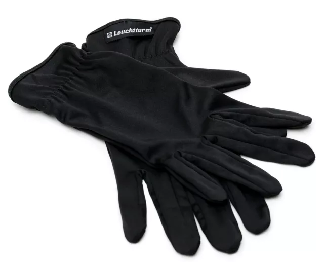 Leuchtturm Gloves From Microfibre Black Size S