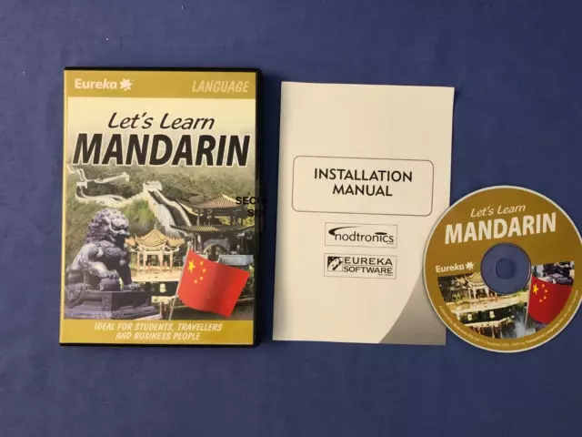 Let's Learn Mandarin PC Complete with Manual