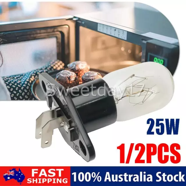 1/2PCS Microwave Oven Lamp Panasonic Light Globe Bulb NN-ST663W Z187 25 WATT AU